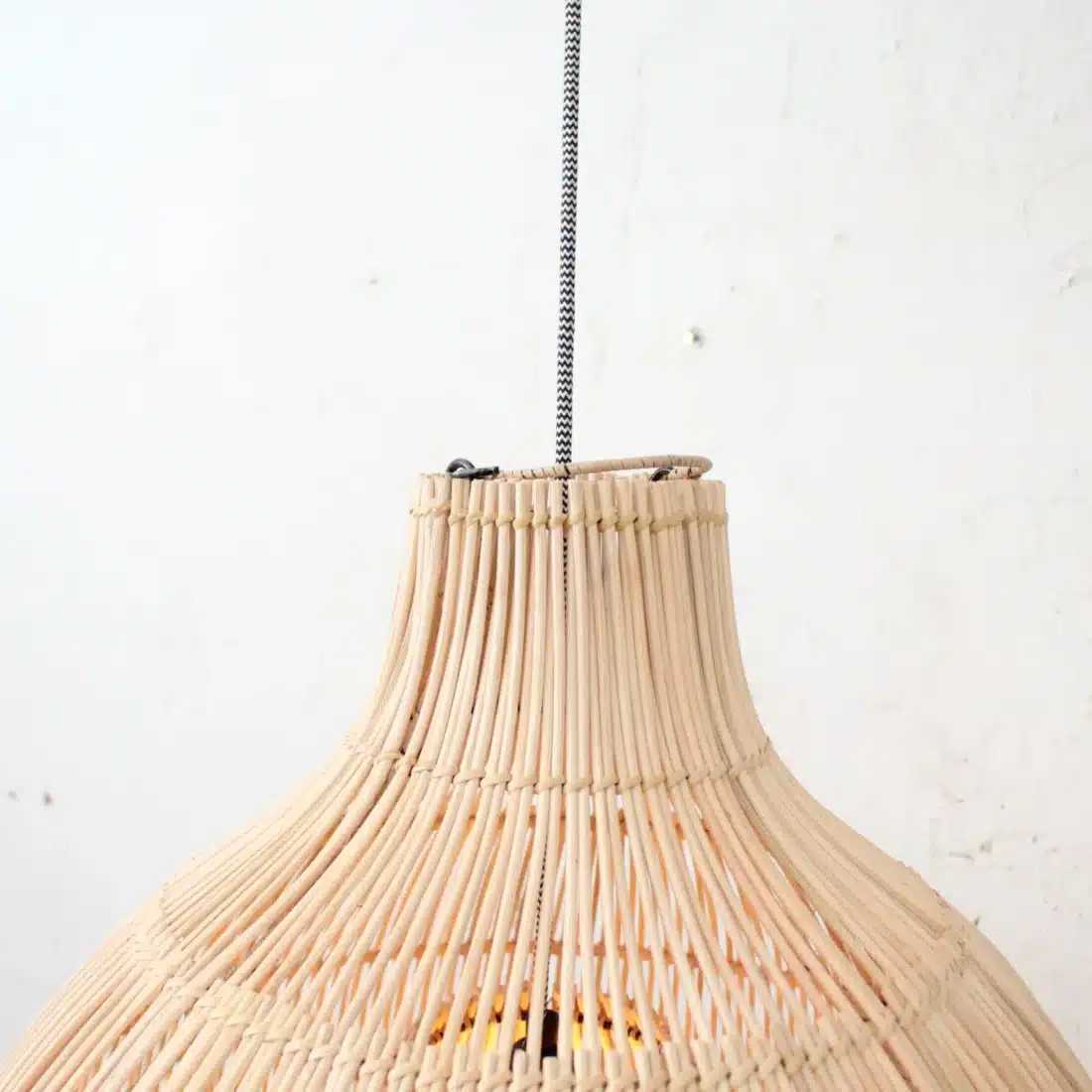Rotan Hanglamp Dome Naturel S Rotan Hanglamp Dome Naturel S