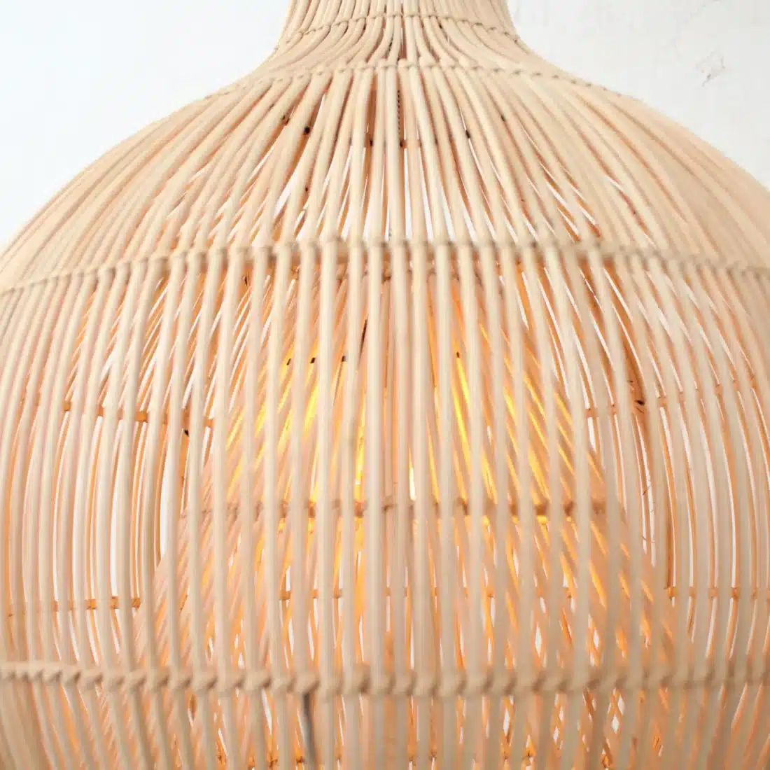 Rotan Hanglamp Dome Naturel S Rotan Hanglamp Dome Naturel S