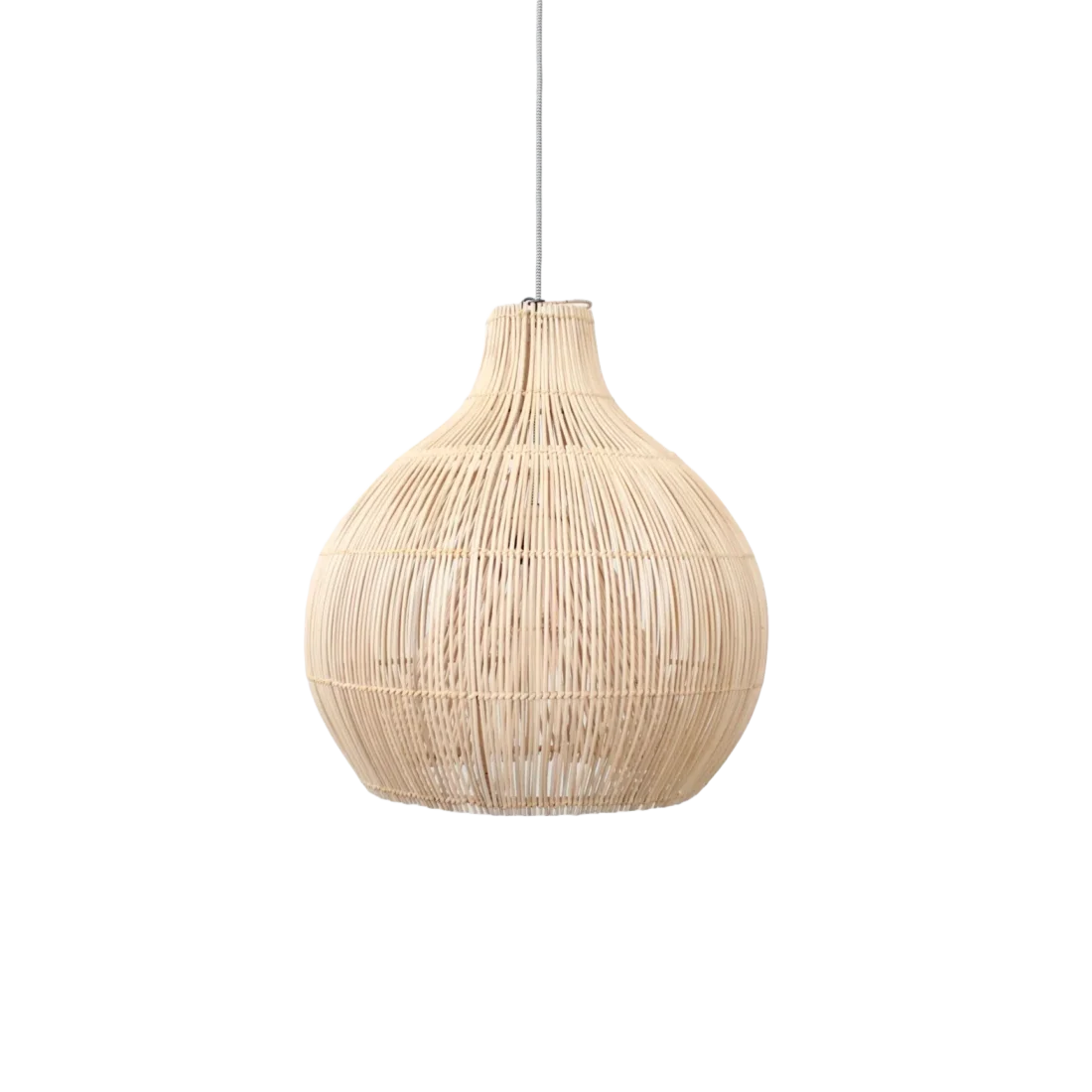 Rotan Hanglamp Dome Naturel S Rotan Hanglamp Dome Naturel S