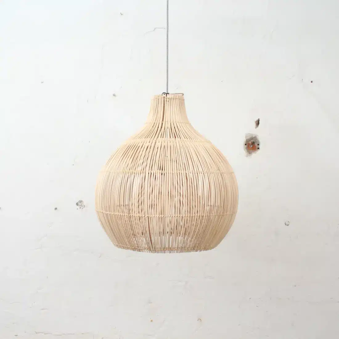 Rotan Hanglamp Dome Naturel S Rotan Hanglamp Dome Naturel S