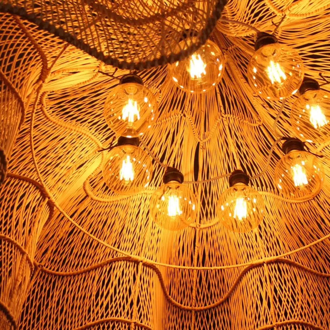 Rotan Hanglamp Bloem Naturel Xl Rotan Hanglamp Bloem Naturel Xl