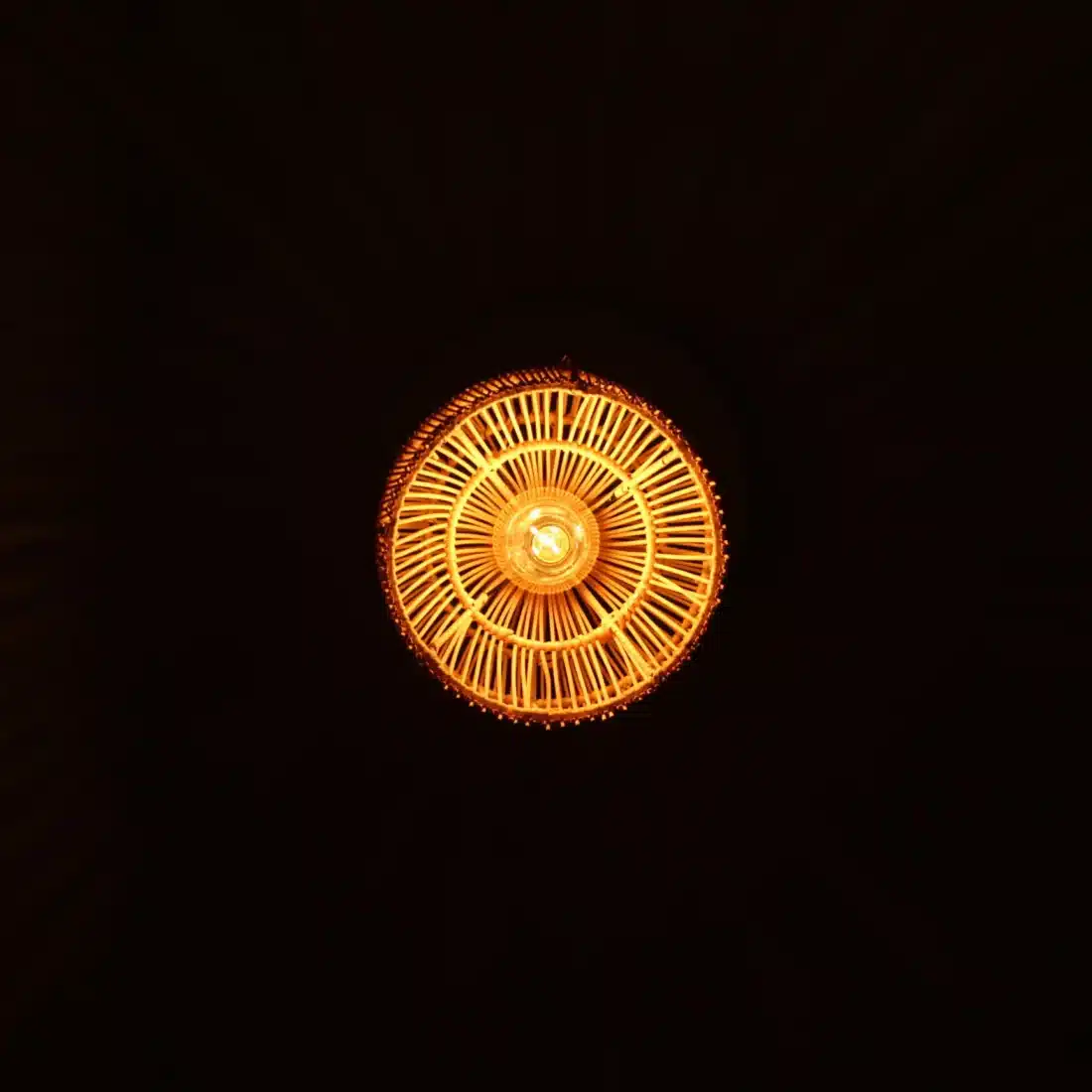 Rotan Hanglamp Dome Naturel Xs Rotan Hanglamp Dome Naturel Xs