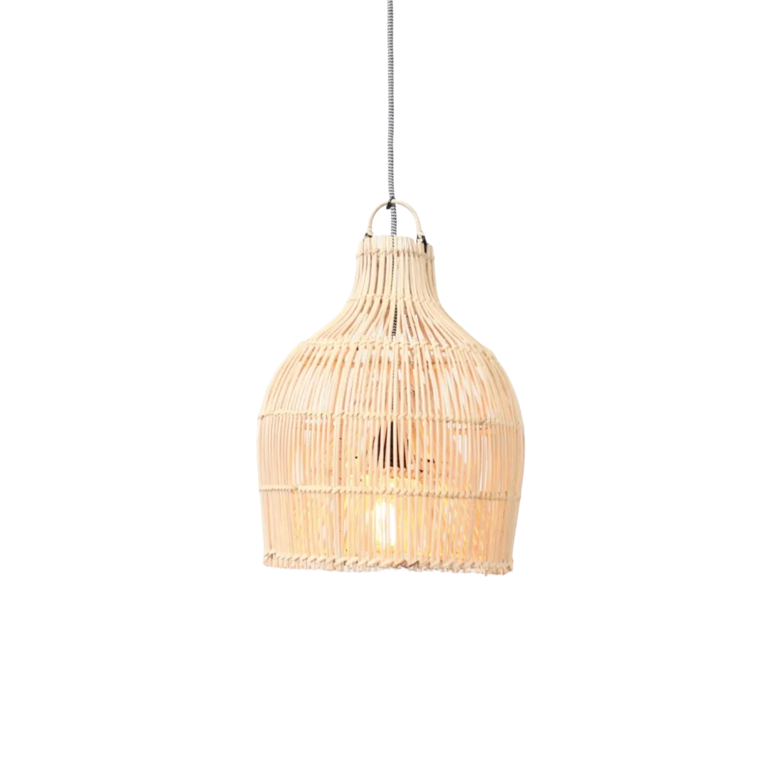 Rotan Hanglamp Dome Naturel Xs Rotan Hanglamp Dome Naturel Xs