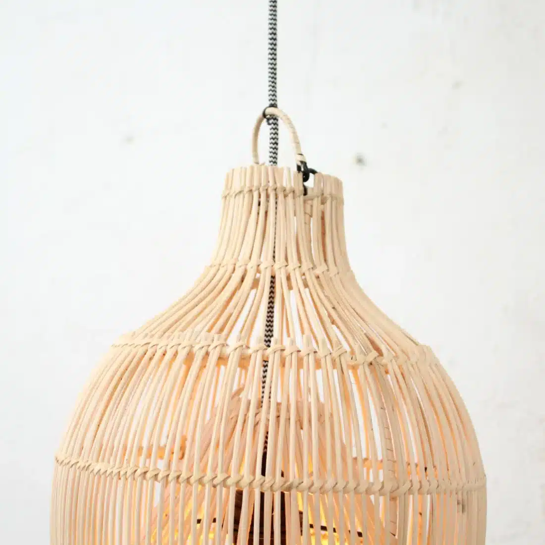 Rotan Hanglamp Dome Naturel Xs Rotan Hanglamp Dome Naturel Xs
