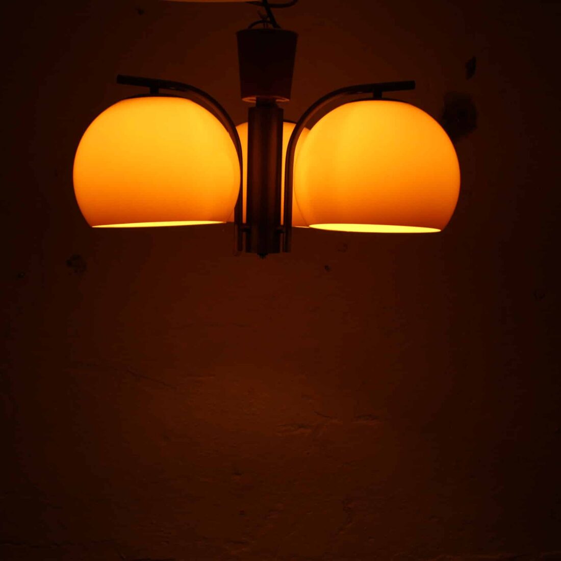 Mid Century Plafondlamp Bruin Mid Century Plafondlamp Bruin