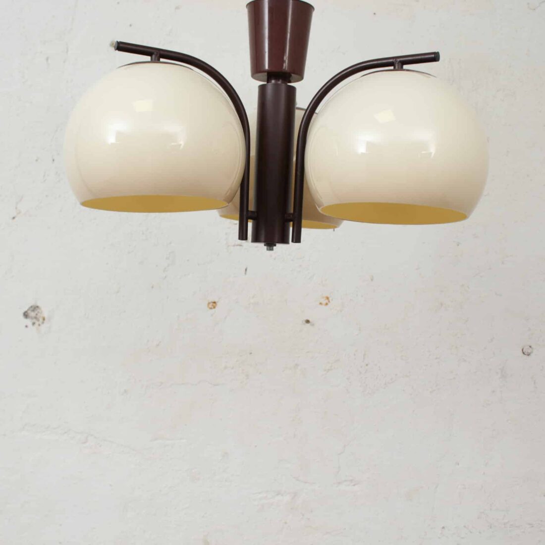 Mid Century Plafondlamp Bruin Mid Century Plafondlamp Bruin
