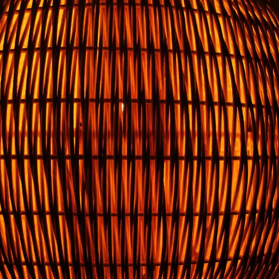 Rotan Hanglamp Bol Naturel M Rotan Hanglamp Bol Naturel M
