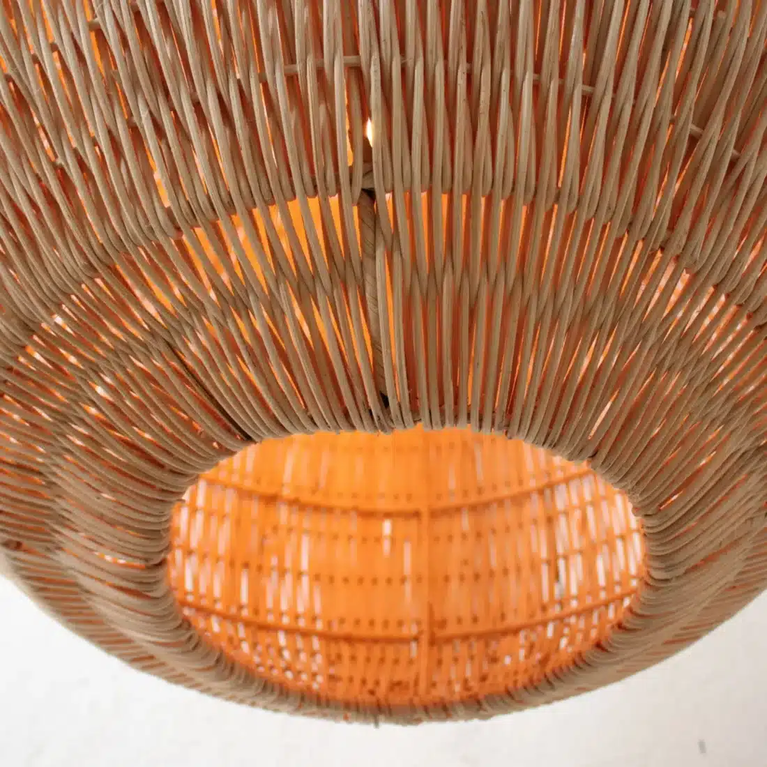 Rotan Hanglamp Bol Naturel M Rotan Hanglamp Bol Naturel M