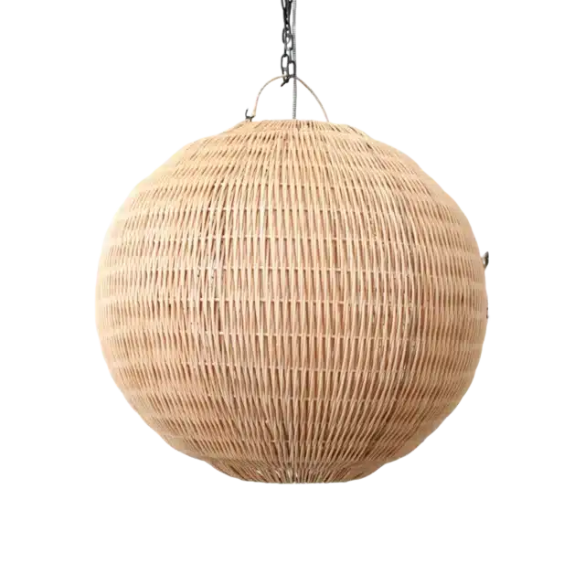Rotan Hanglamp Bol Naturel M