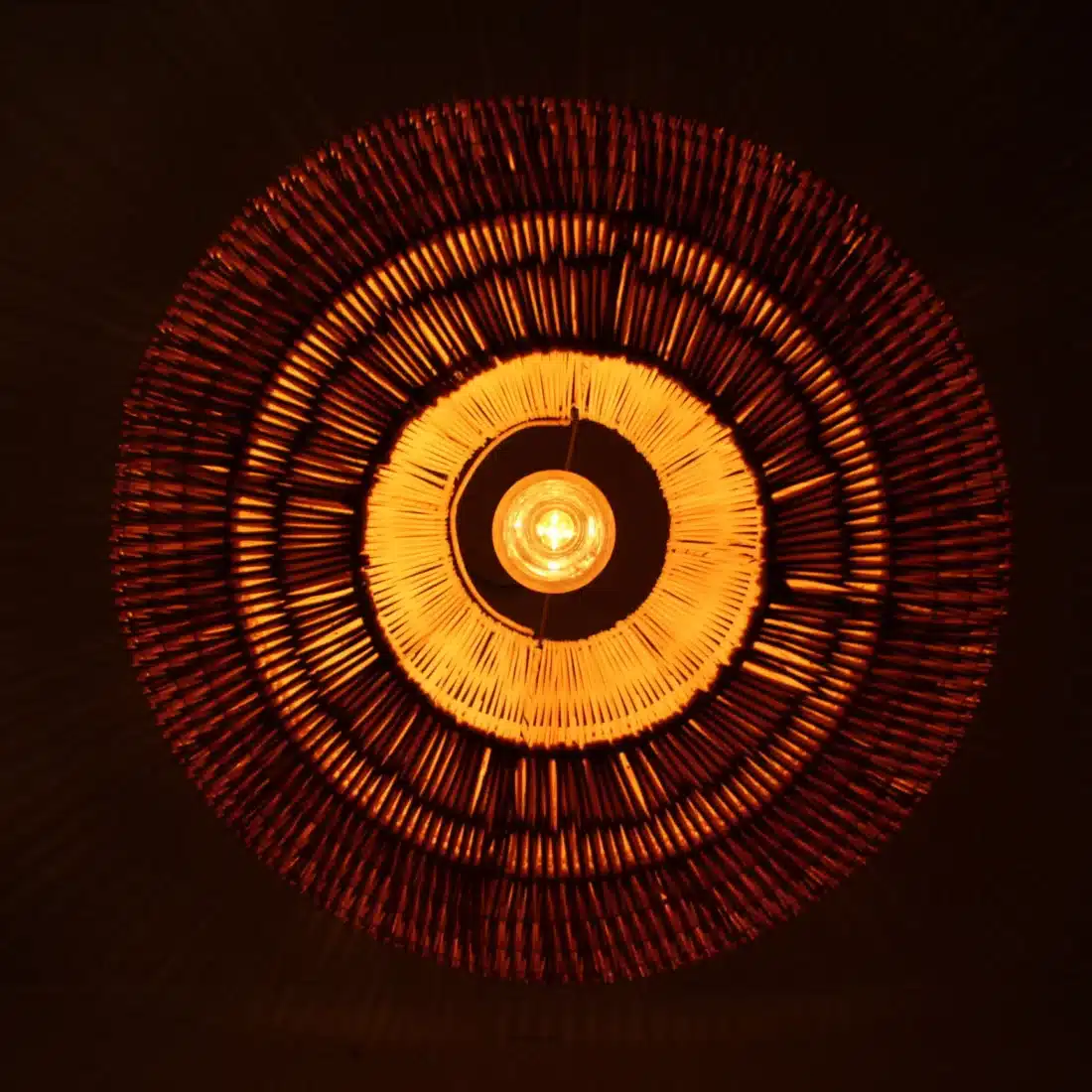 Rotan Hanglamp Bol Naturel M Rotan Hanglamp Bol Naturel M