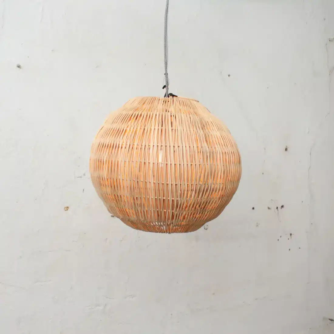 Rotan Hanglamp Bol Naturel S Rotan Hanglamp Bol Naturel S