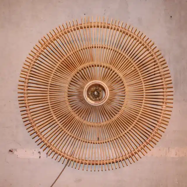 Rotan Plafondlamp Entree Naturel L