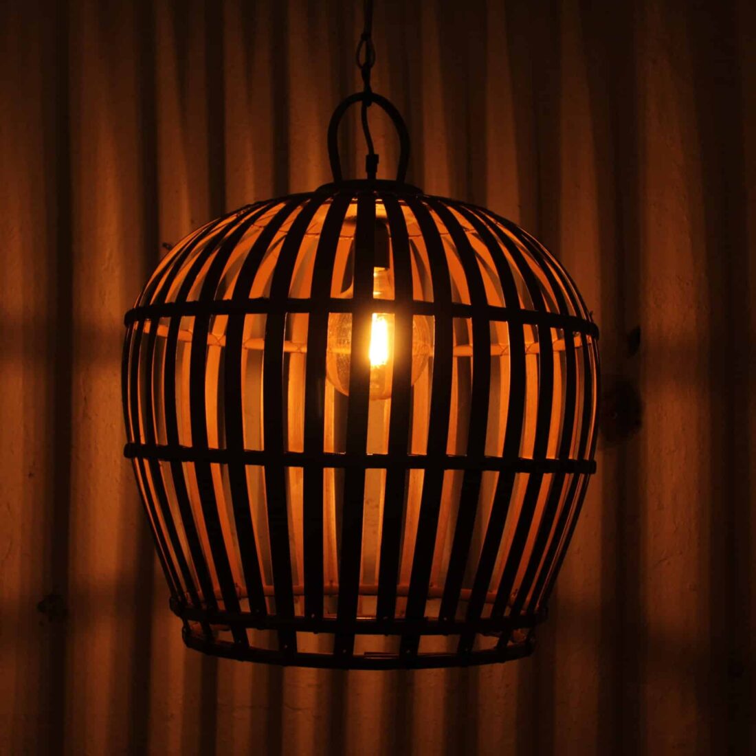Bamboelamp Overgespoten Bamboelamp Overgespoten
