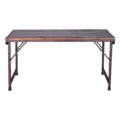 Indiase inklapbare markttafel | metalen frame
