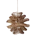 Rotan hanglamp | Wabisabi gemeleerd S