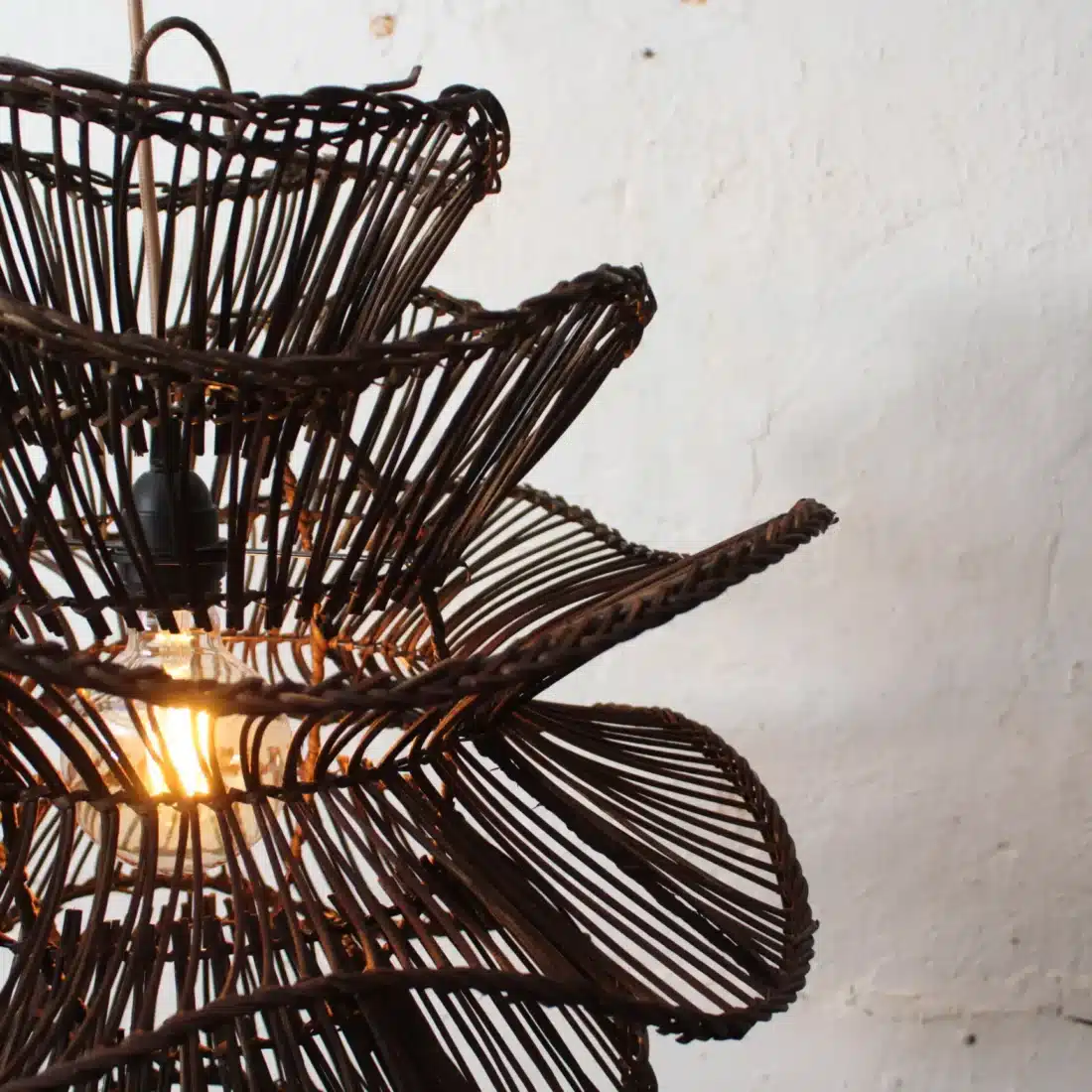 Rotan Hanglamp Wabisabi Bruin S Rotan Hanglamp Wabisabi Bruin S