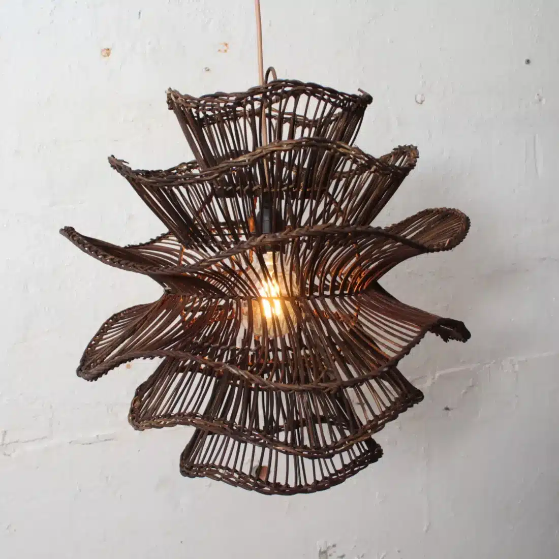 Rotan Hanglamp Wabisabi Bruin S Rotan Hanglamp Wabisabi Bruin S
