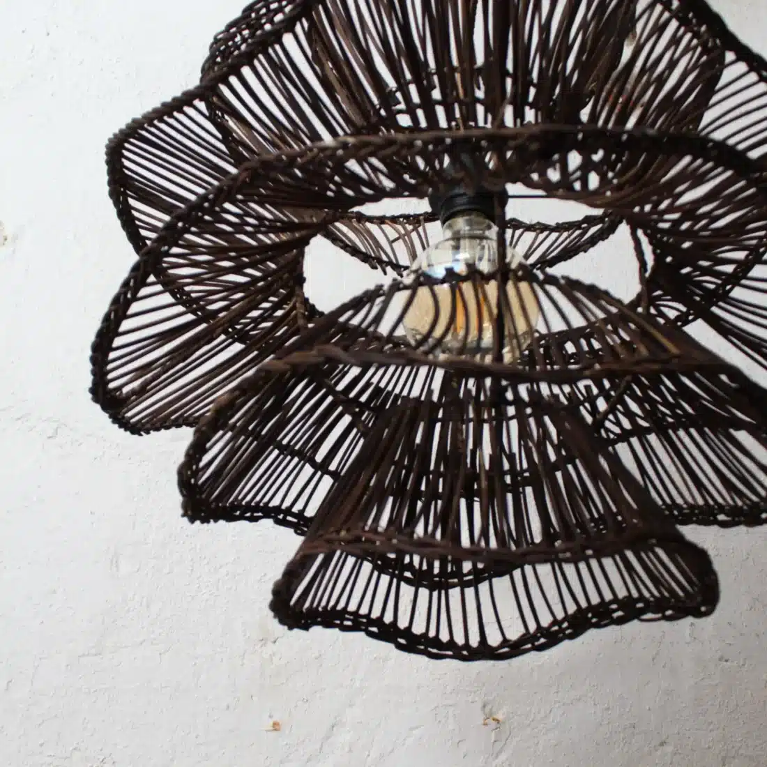 Rotan Hanglamp Wabisabi Bruin S Rotan Hanglamp Wabisabi Bruin S
