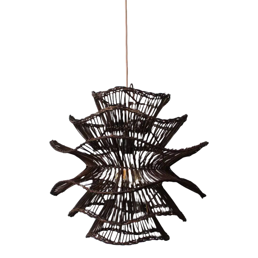 Rotan Hanglamp Wabisabi Bruin S Rotan Hanglamp Wabisabi Bruin S