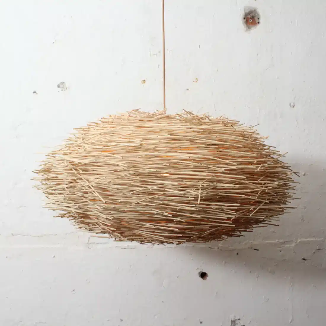 Rotan Hanglamp Landak Naturel M Rotan Hanglamp Landak Naturel M