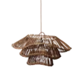 Rotan hanglamp | Wabisabi half gemeleerd S