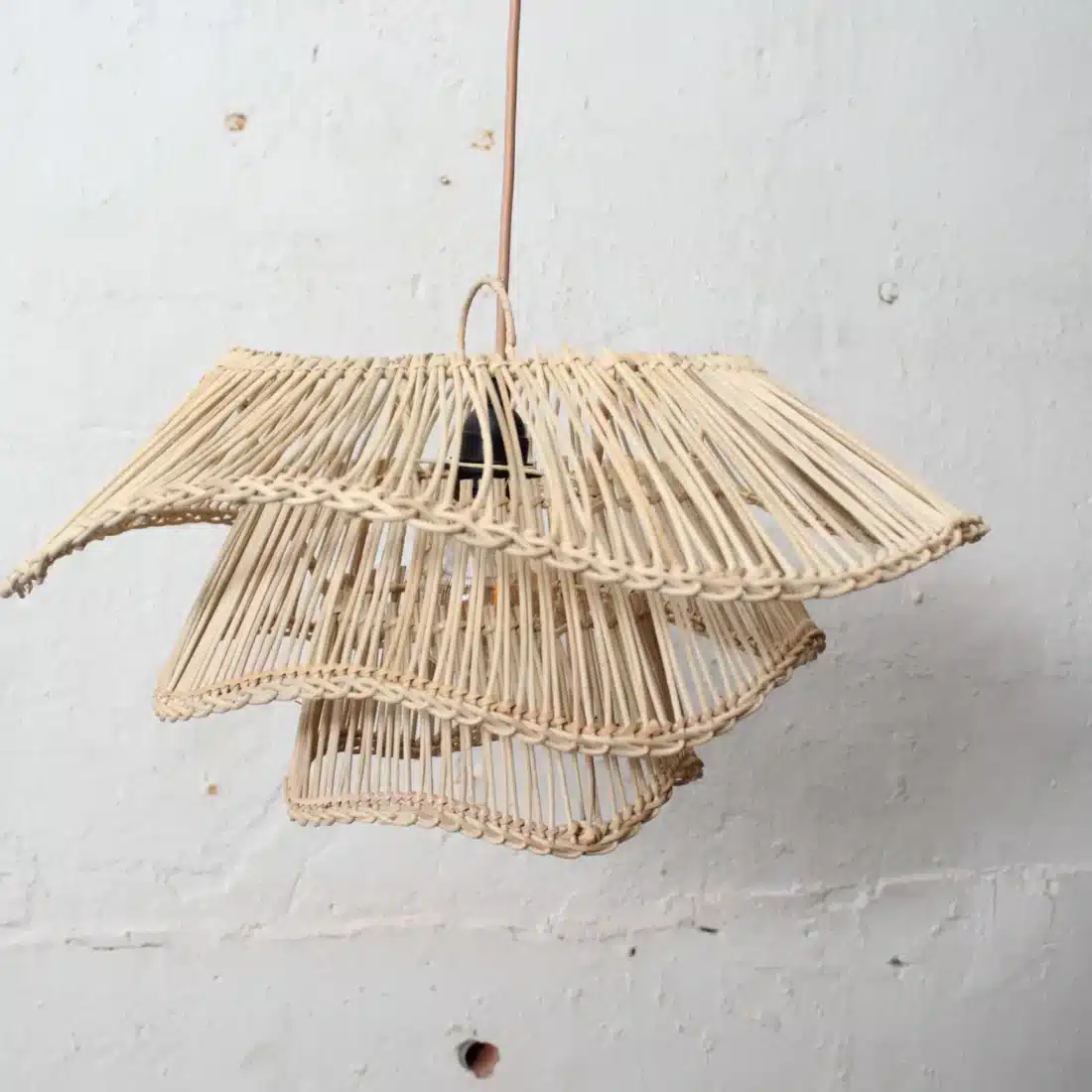 Rotan Hanglamp Wabisabi Half Naturel S Rotan Hanglamp Wabisabi Half Naturel S