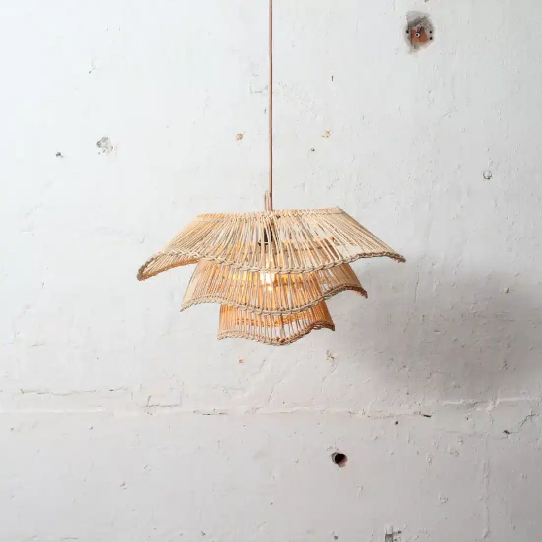 Rotan Hanglamp Wabisabi Half Naturel S Rotan Hanglamp Wabisabi Half Naturel S