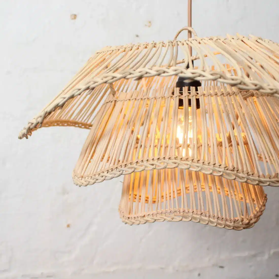 Rotan Hanglamp Wabisabi Half Naturel S Rotan Hanglamp Wabisabi Half Naturel S
