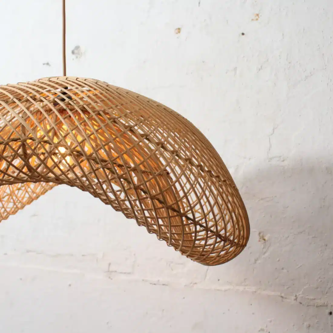 Rotan Hanglamp Golf Naturel S Rotan Hanglamp Golf Naturel S