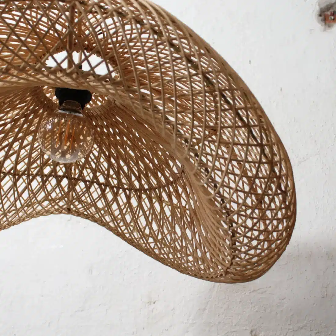Rotan Hanglamp Golf Naturel S Rotan Hanglamp Golf Naturel S