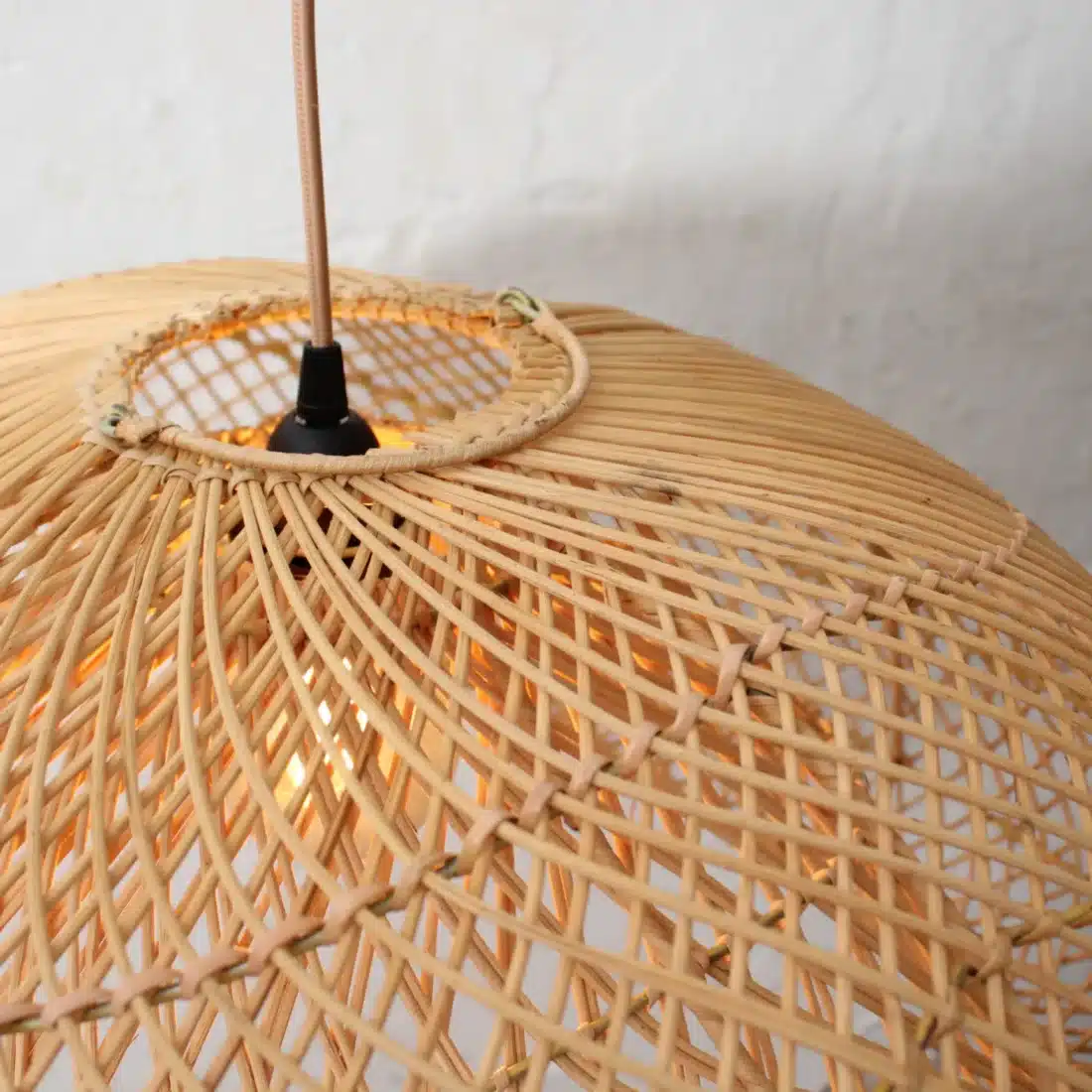 Rotan Hanglamp Golf Naturel S Rotan Hanglamp Golf Naturel S