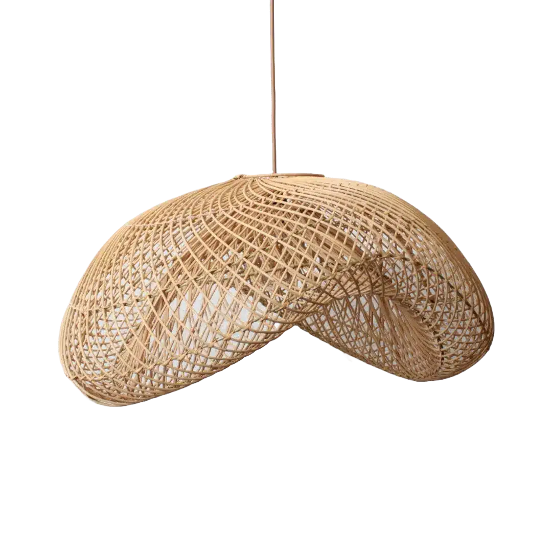 Rotan Hanglamp Golf Naturel S Rotan Hanglamp Golf Naturel S