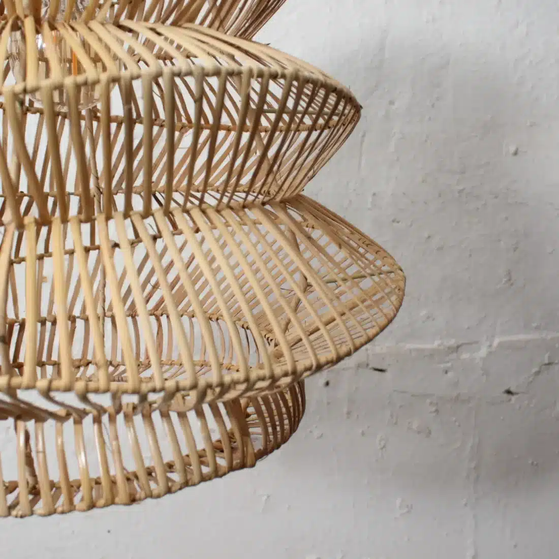 Rotan Hanglamp Pagoda Naturel S Rotan Hanglamp Pagoda Naturel S