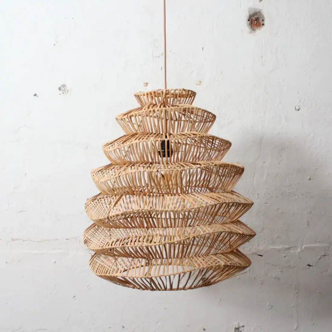 Rotan Hanglamp Pagoda Naturel M Rotan Hanglamp Pagoda Naturel M