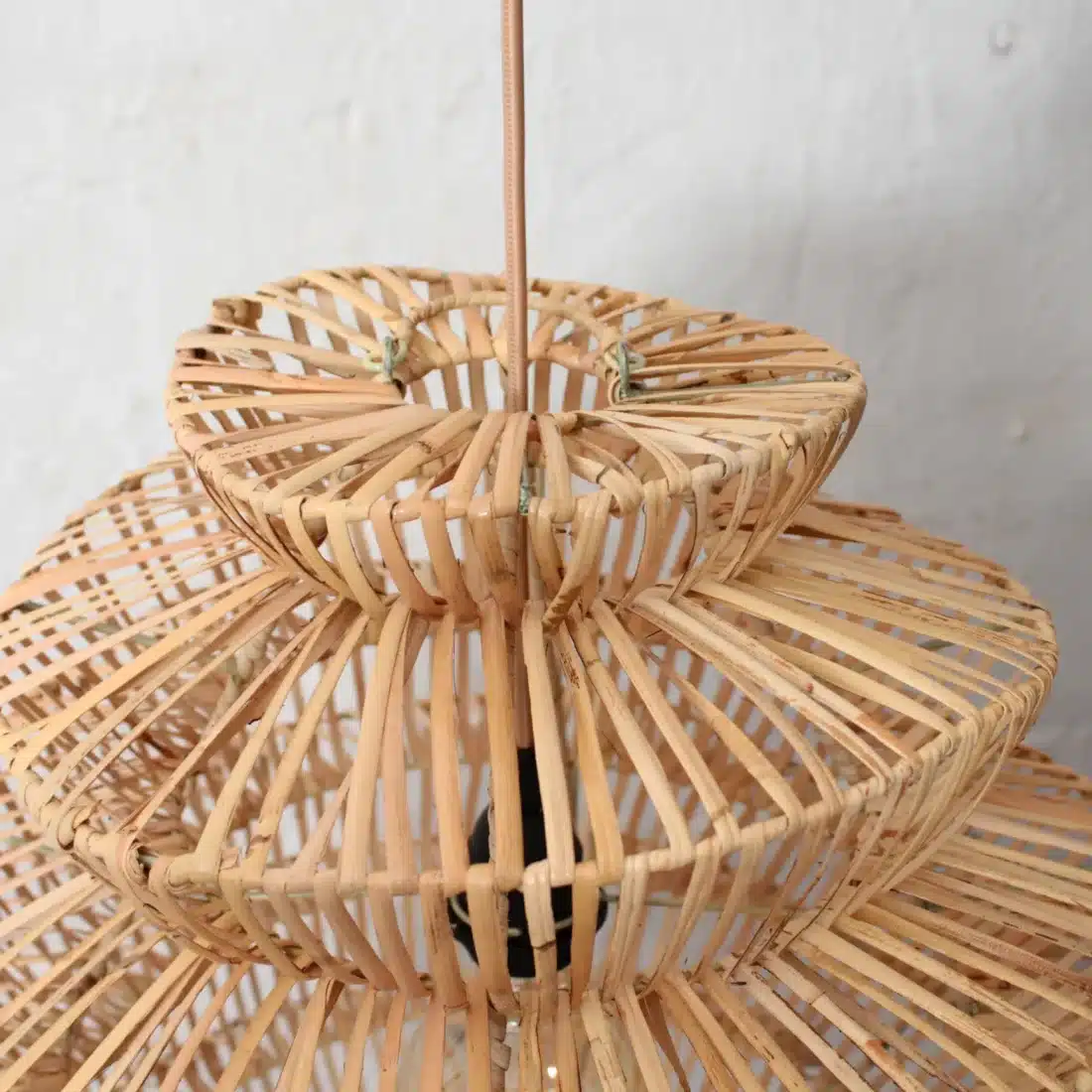 Rotan Hanglamp Pagoda Naturel M Rotan Hanglamp Pagoda Naturel M