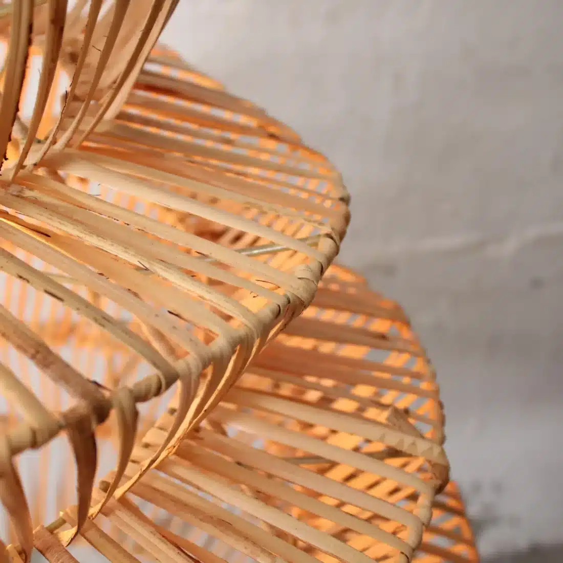 Rotan Hanglamp Pagoda Naturel M Rotan Hanglamp Pagoda Naturel M