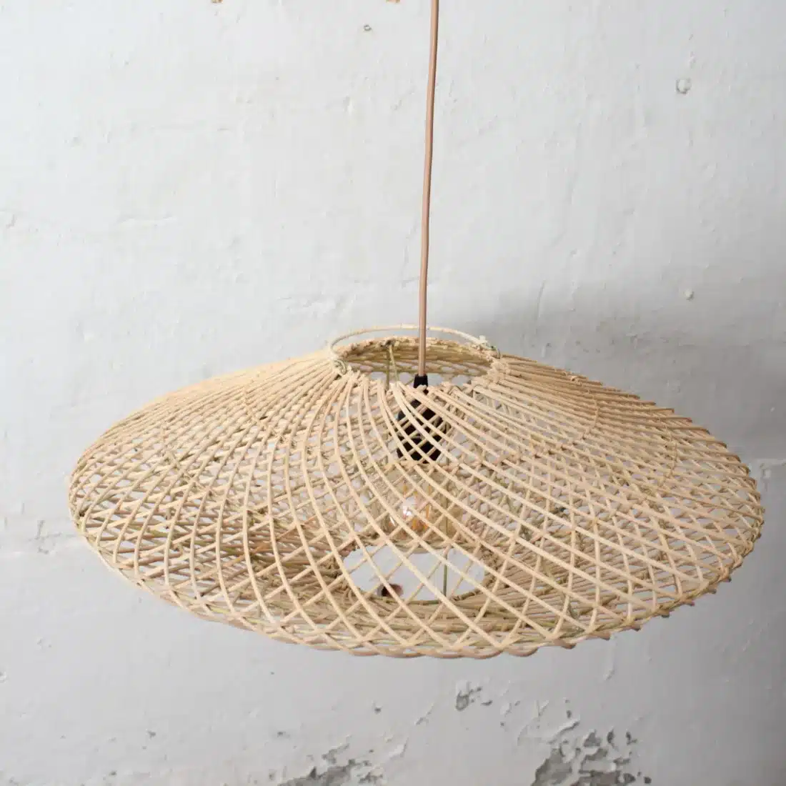 Rotan Hanglamp Ufo Naturel S