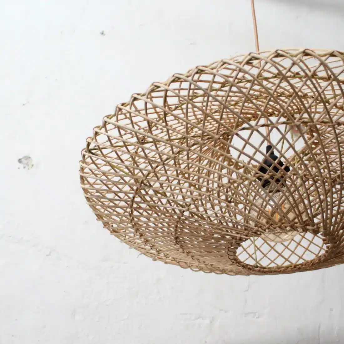 Rotan Hanglamp Ufo Naturel S