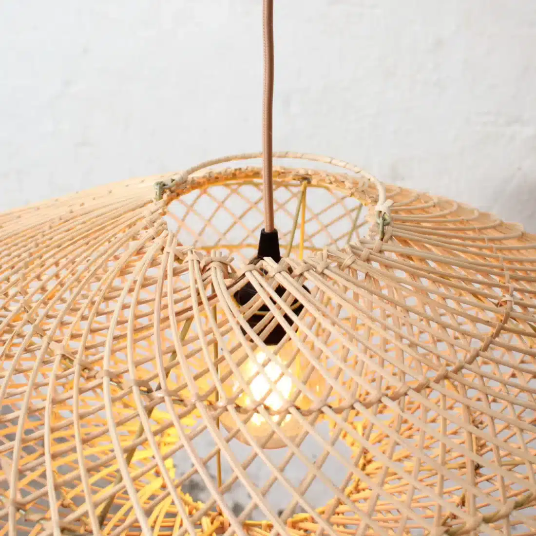 Rotan Hanglamp Ufo Naturel S