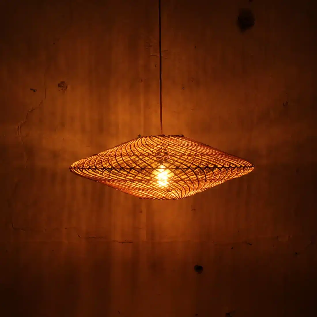 Rotan Hanglamp Ufo Naturel S