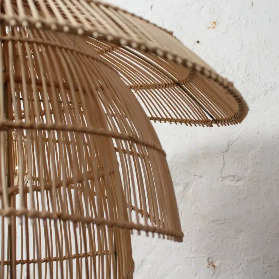 Rotan Hanglamp Paddenstoel Naturel S Rotan Hanglamp Paddenstoel Naturel S