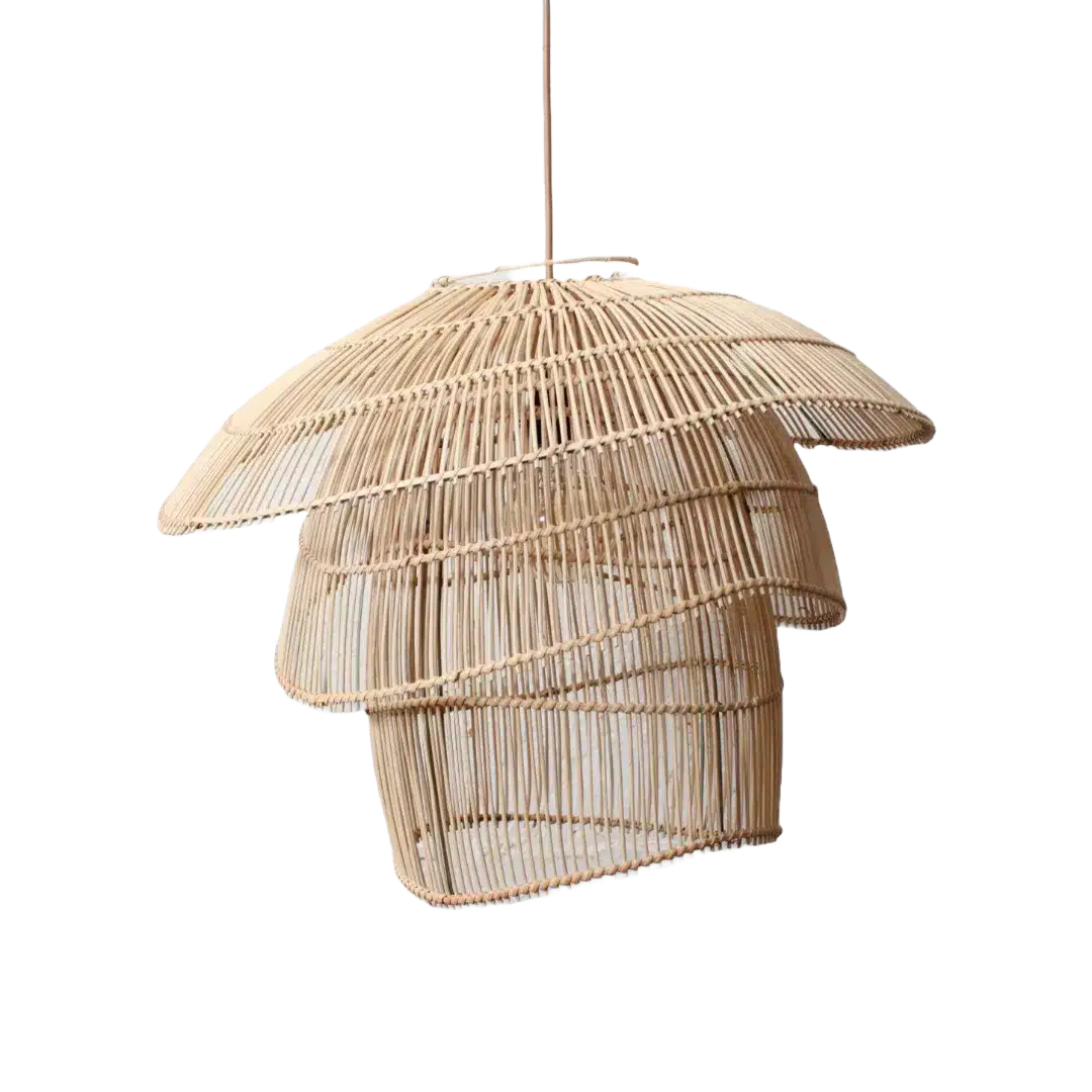 Rotan Hanglamp Paddenstoel Naturel S Rotan Hanglamp Paddenstoel Naturel S