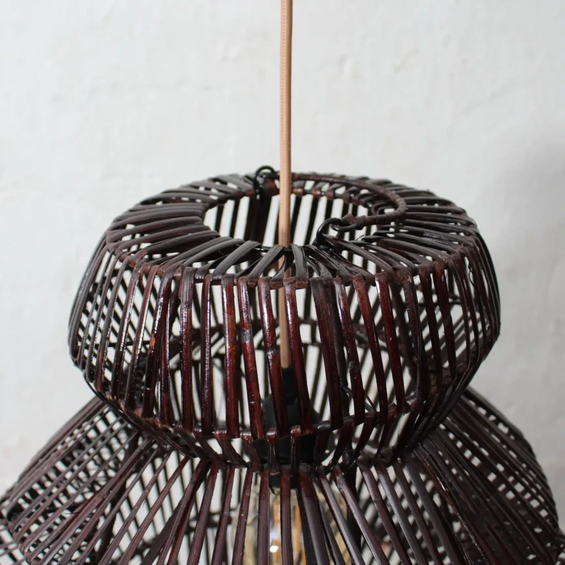 Rotan Hanglamp Pagoda Bruin S Rotan Hanglamp Pagoda Bruin S