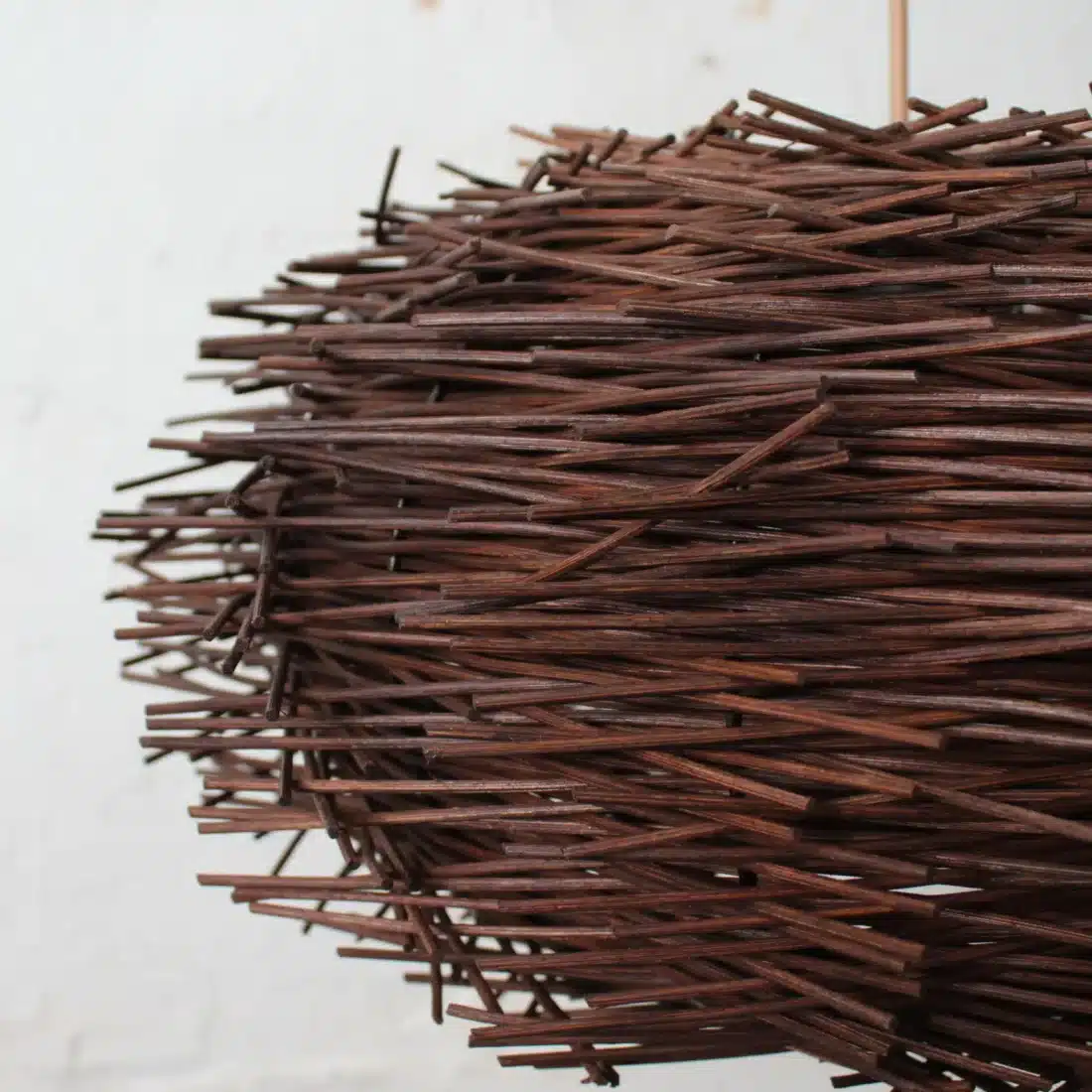 Rotan Hanglamp Landak Bruin S Rotan Hanglamp Landak Bruin S