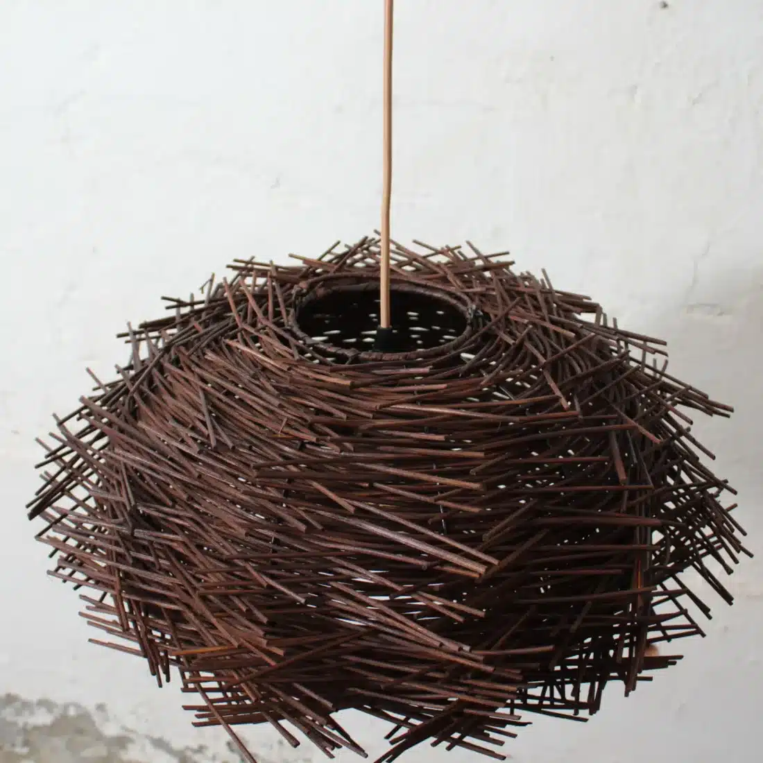 Rotan Hanglamp Landak Bruin S Rotan Hanglamp Landak Bruin S