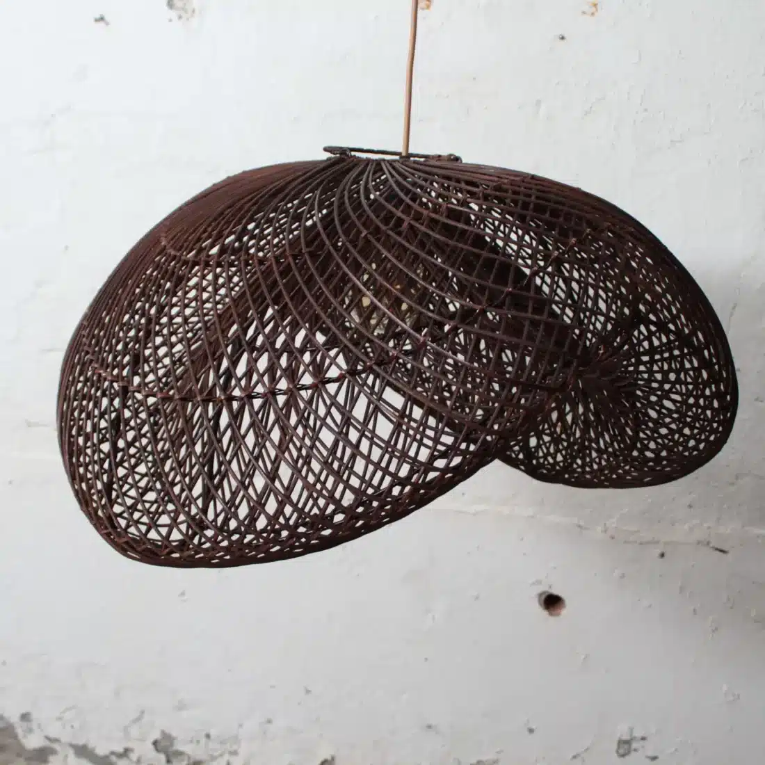 Rotan Hanglamp Golf Bruin S Rotan Hanglamp Golf Bruin S