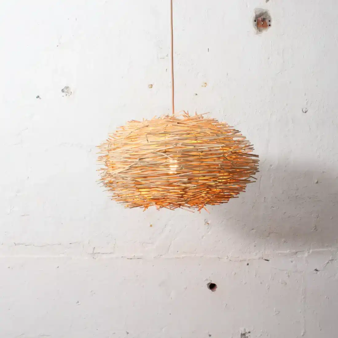 Rotan Hanglamp Landak Naturel S Rotan Hanglamp Landak Naturel S