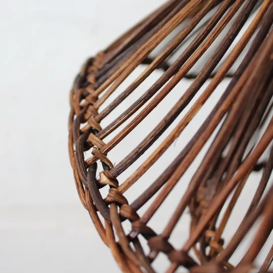 Rotan Hanglamp Wabisabi Half Bruin S
