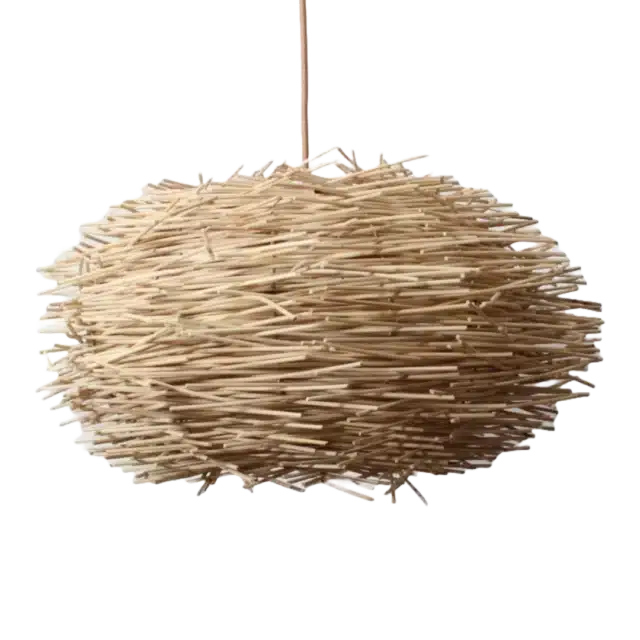 Rotan Hanglamp Landak Naturel S