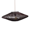 Rotan hanglamp | Ufo bruin S